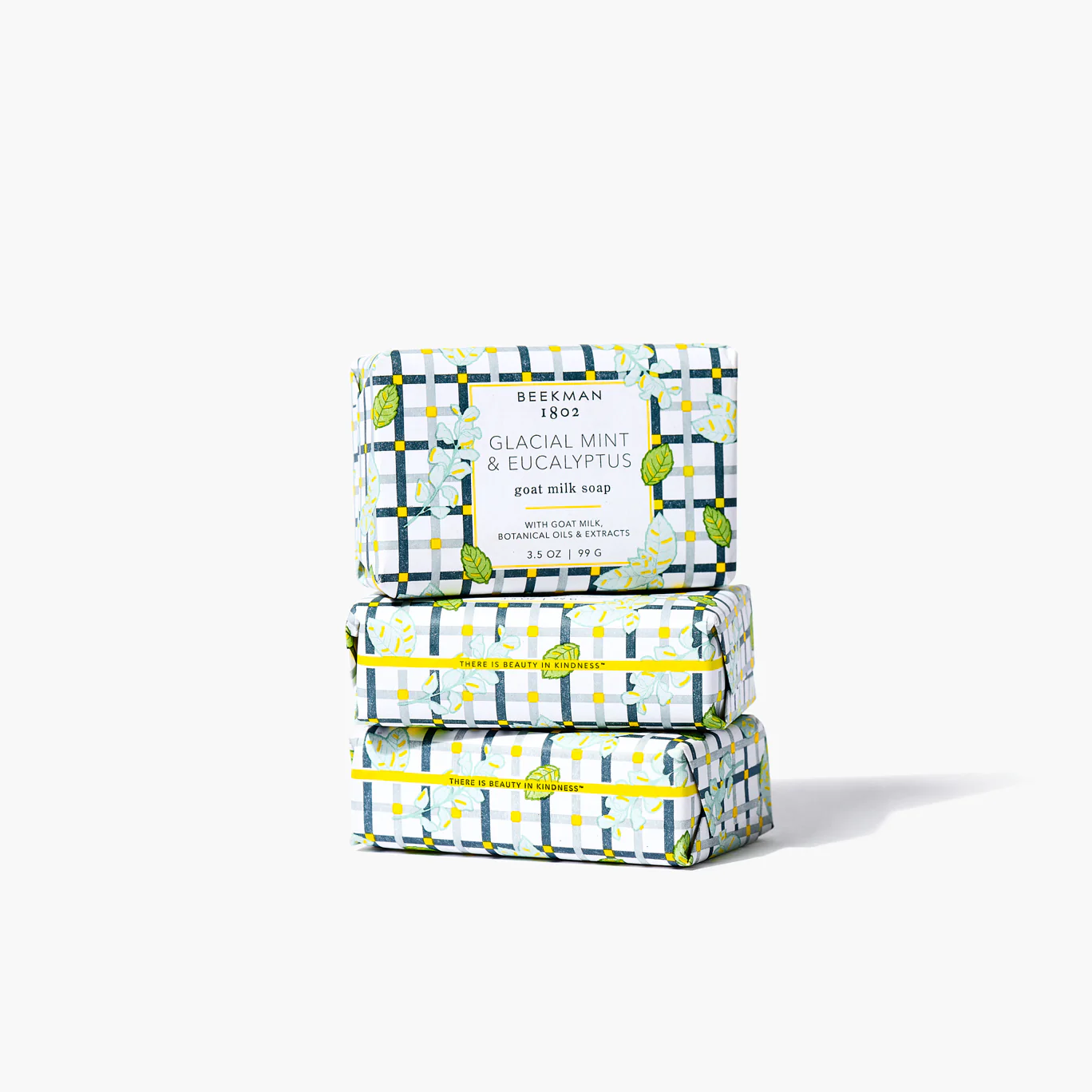 Glacial Mint & Eucalyptus 3-Pack Palm-Sized Bar Soap Set